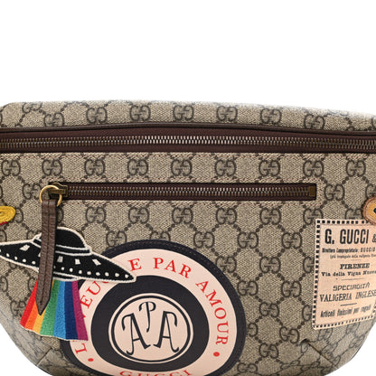 Gucci GG Supreme Monogram Courrier Belt Bag Beige New Acero 8 of 11
