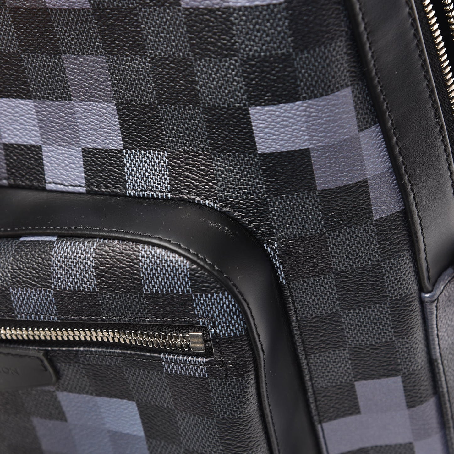 Damier Graphite Pixel Josh Backpack Gris