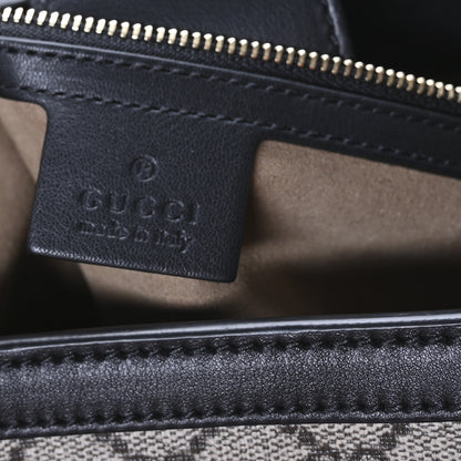 Gucci GG Supreme Monogram Medium Padlock Tote Black 6 of 10