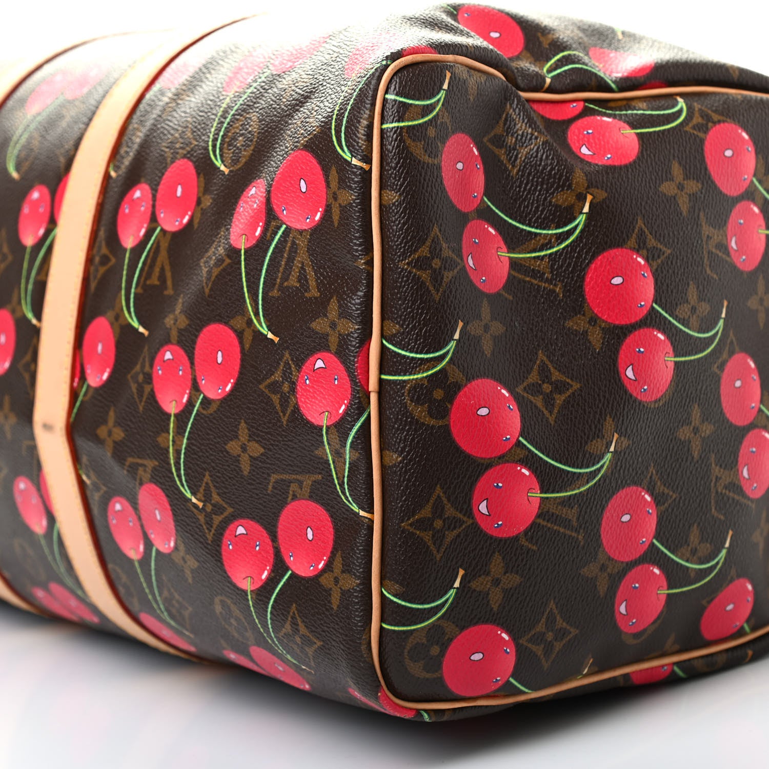 Louis Vuitton Monogram Cerises Keepall 45 9 of 21