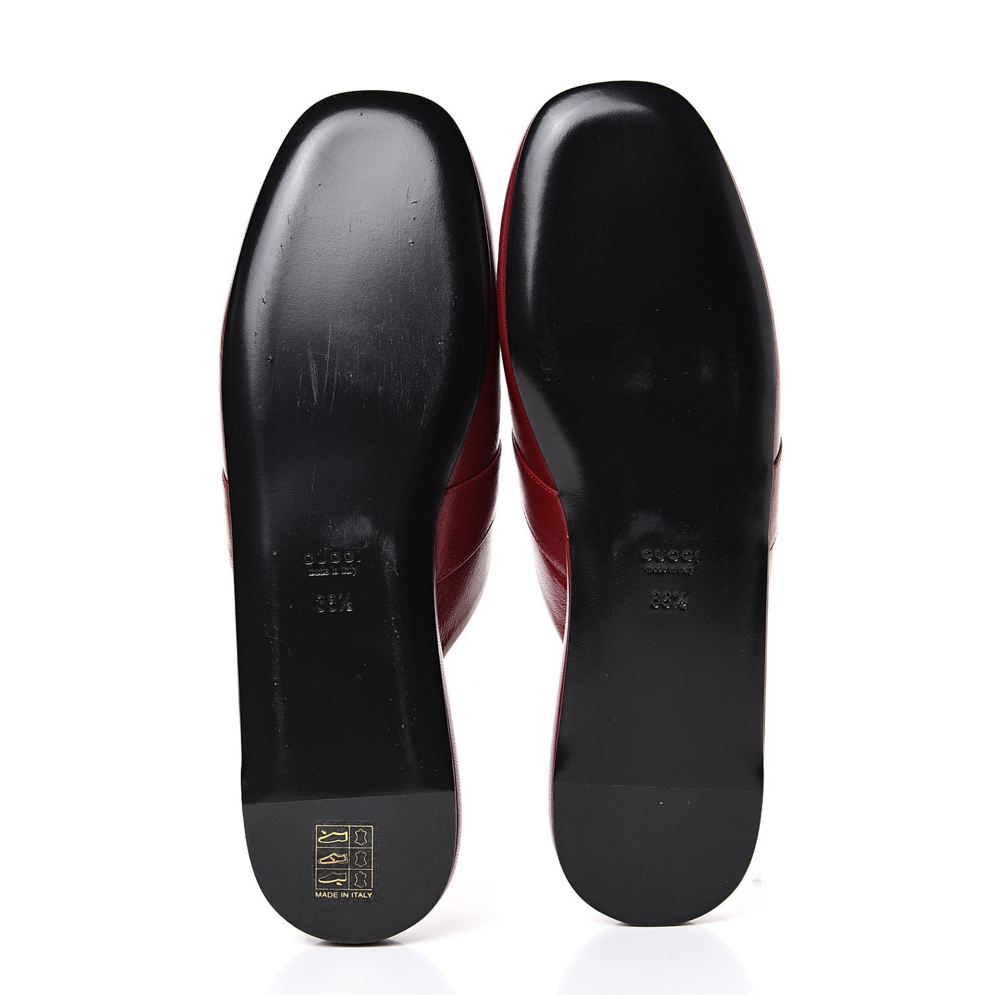 Goatskin Horsebit Pericle Slippers 38.5 Rosso