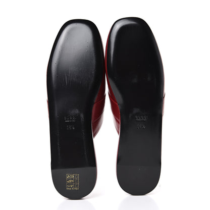 Gucci Goatskin Horsebit Pericle Slippers 38.5 Rosso 5 of 11
