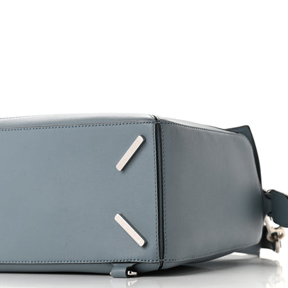 Loewe Calfskin Medium Puzzle Bag Gunmetal Light Blue 8 of 9
