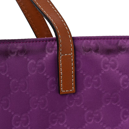 Gucci Nylon Guccissima Medium Tote Purple 24 of 35