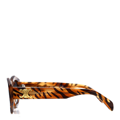 Celine Acetate Triomphe 01 Sunglasses CL 40238U Tortoise 3 of 7