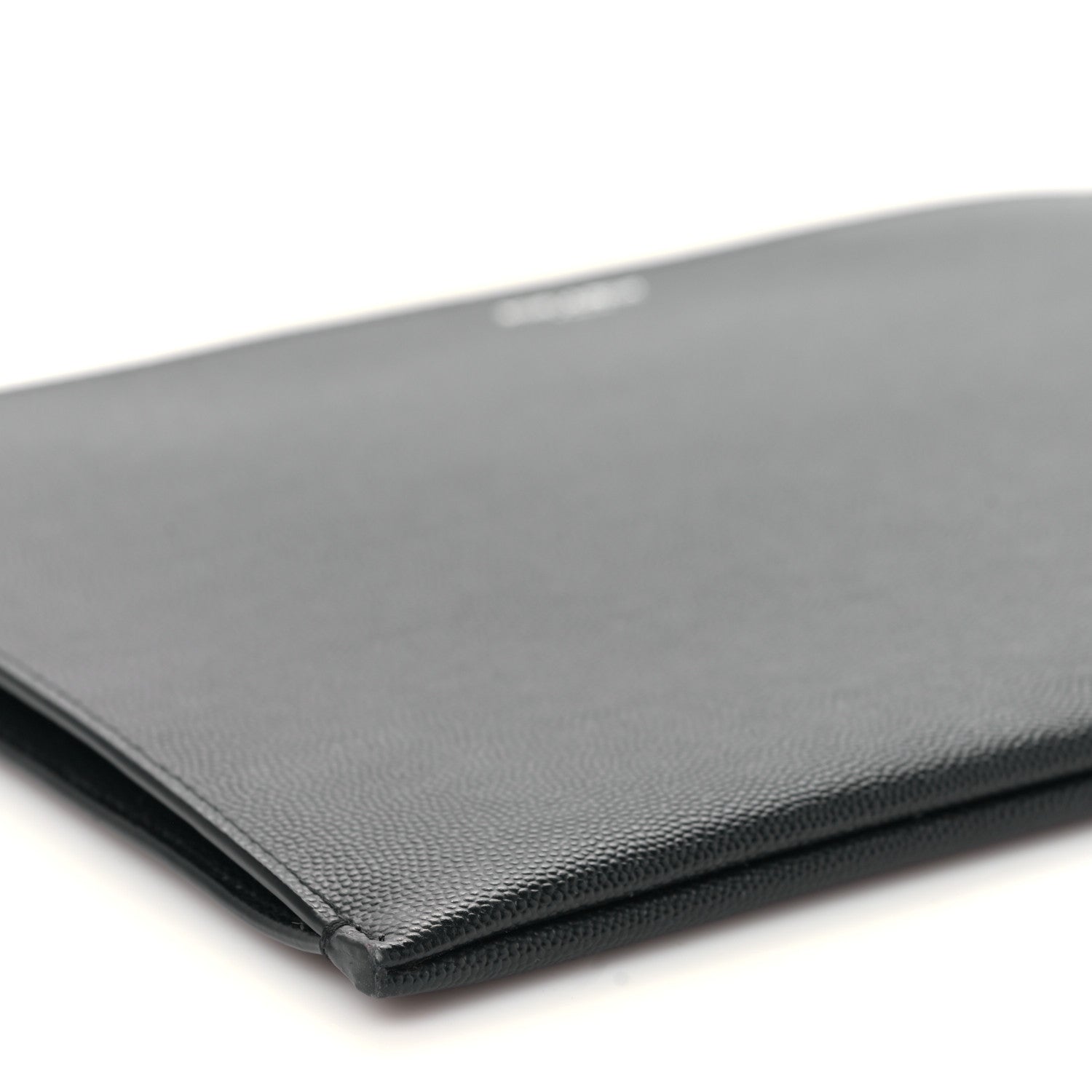 Saint Laurent Grain De Poudre Zipped Tablet Holder Black 8 of 9