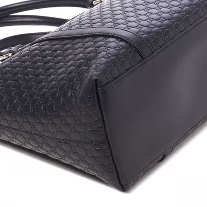 Gucci Soft Microguccissima Small Zippered Satchel Black 6 of 8