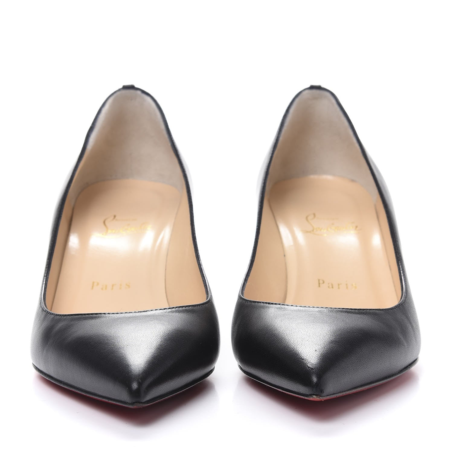 Christian Louboutin Shiny Nappa Pipina 55 Wedges 39 Black 2 of 10