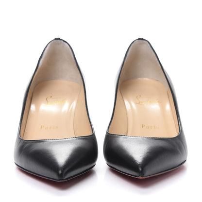 Christian Louboutin Shiny Nappa Pipina 55 Wedges 39 Black 2 of 10