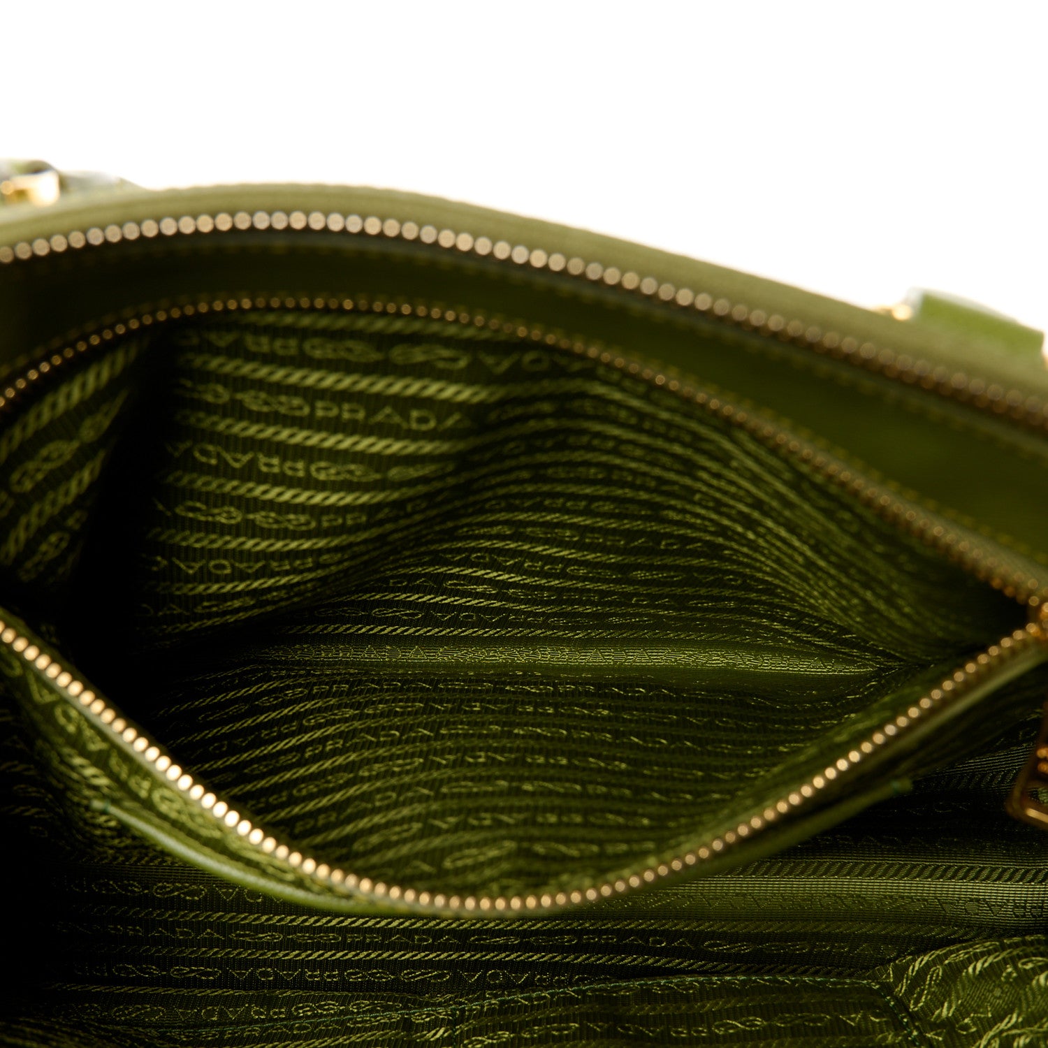 Prada Saffiano Medium Galleria Double Zip Tote Edera 6 of 12