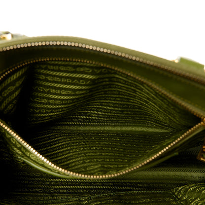 Prada Saffiano Medium Galleria Double Zip Tote Edera 6 of 12