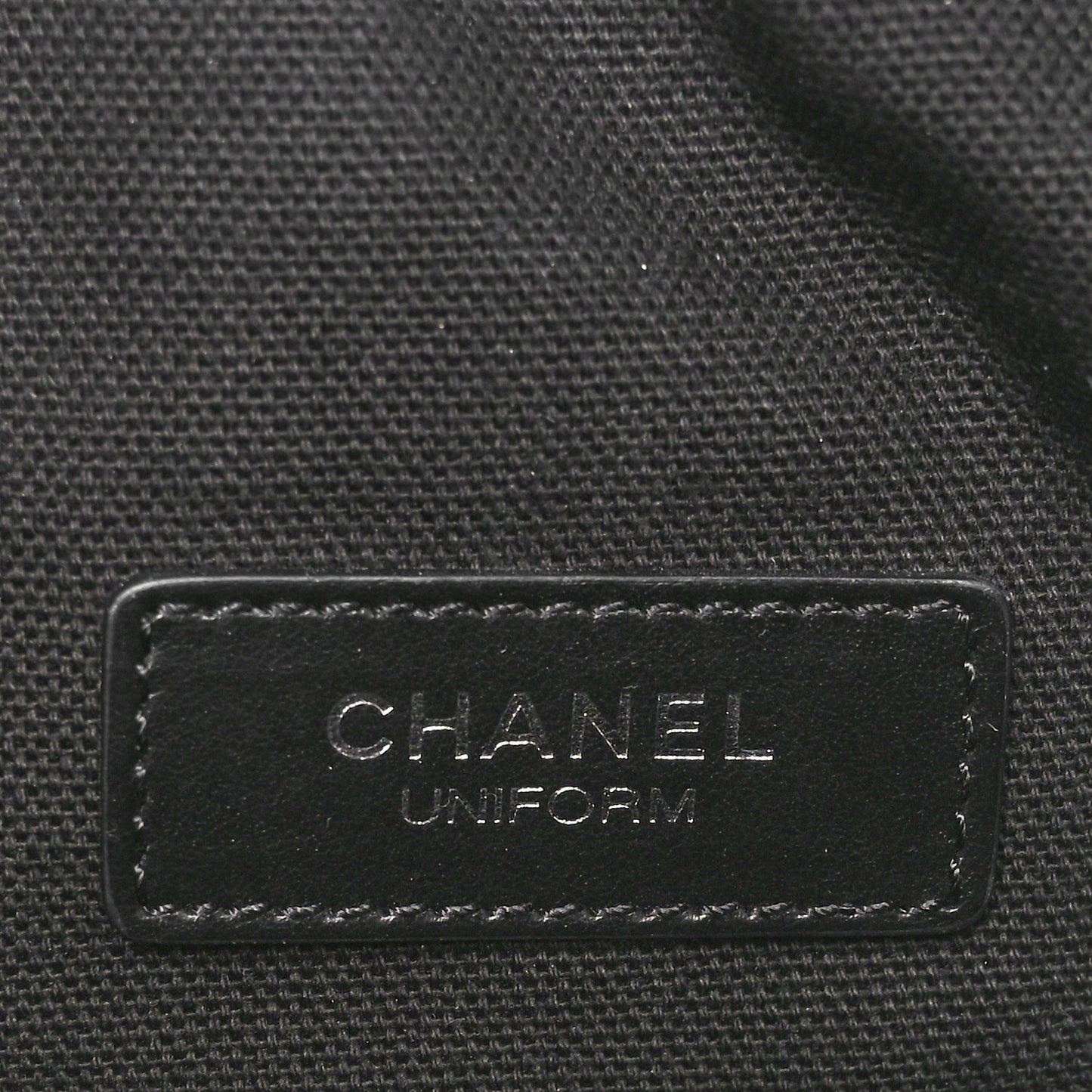 Calfskin Quilted Waist Belt Bag Black