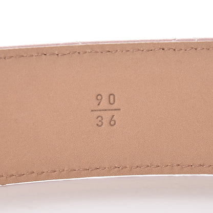 Chanel Lambskin Quilted CC Belt 90 36 Pink 6 of 8