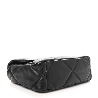 Chanel Goatskin Quilted Medium Chanel 19 Flap Black 3 of 9