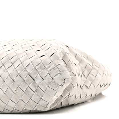 Bottega Veneta Suede Intrecciato Small Hop Sterling 9 of 9