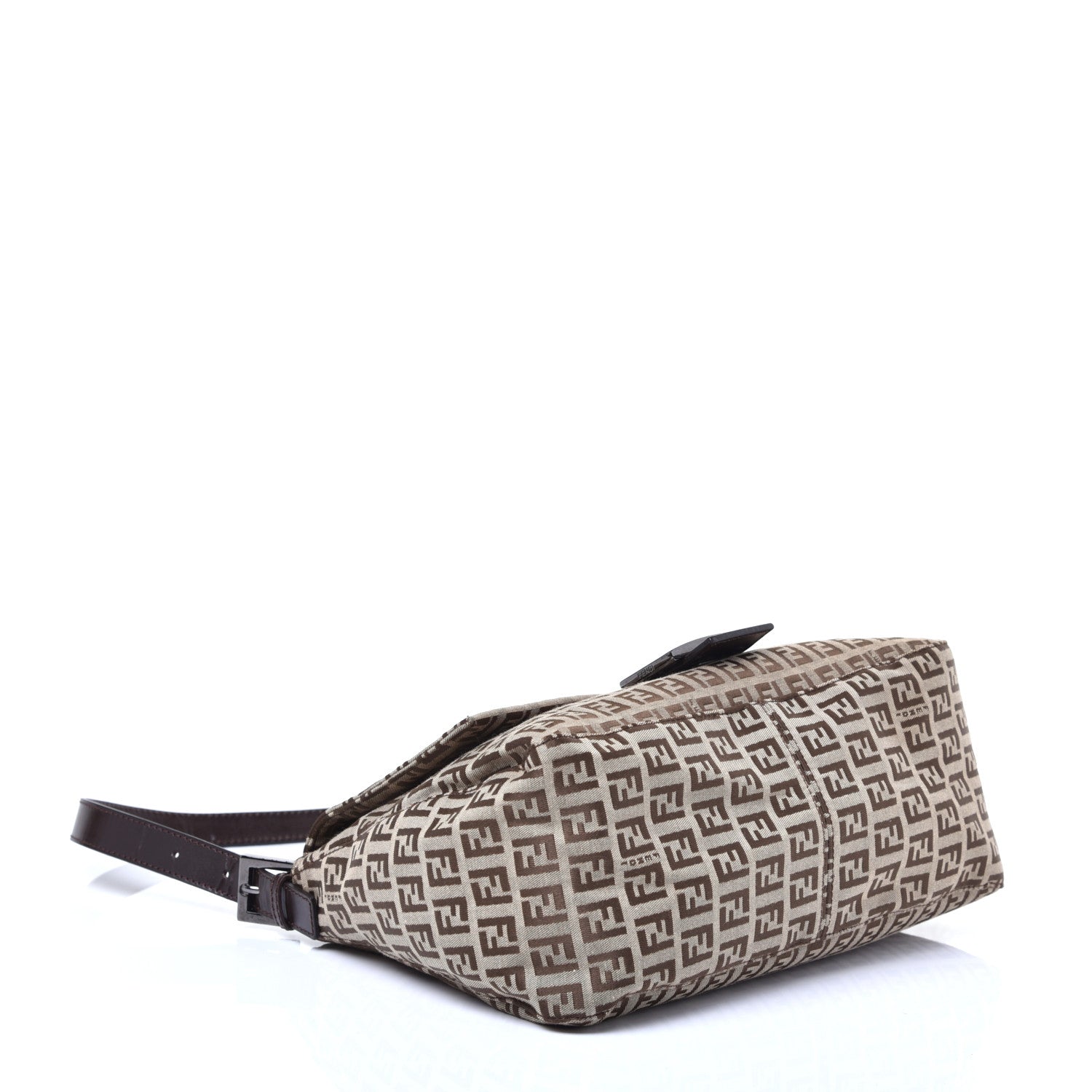 Fendi Zucchino Mama Baguette Dark Brown 4 of 8