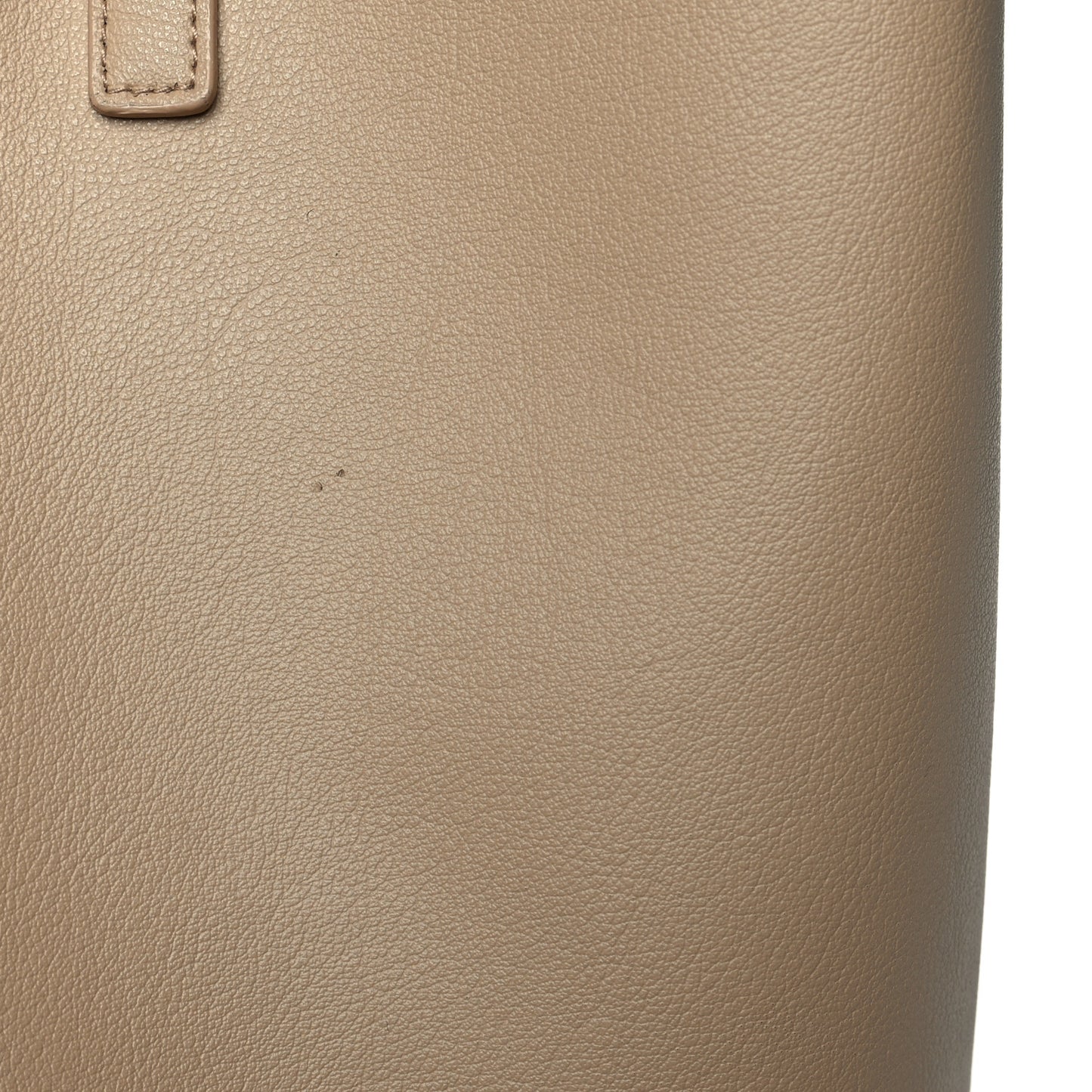 Calfskin Large Shopping Tote Dark Beige