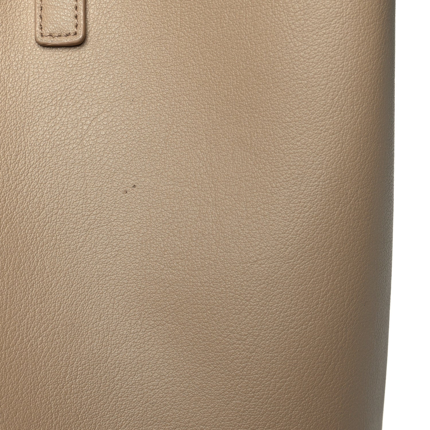 Saint Laurent Calfskin Large Shopping Tote Dark Beige 13 of 14