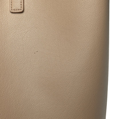 Saint Laurent Calfskin Large Shopping Tote Dark Beige 13 of 14