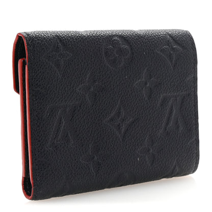 Louis Vuitton Empreinte Victorine Wallet Marine Rouge 3 of 6