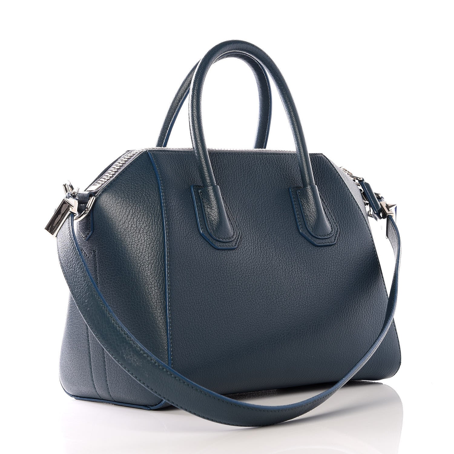 Givenchy Sugar Goatskin Small Antigona Prussian Blue 2 of 10