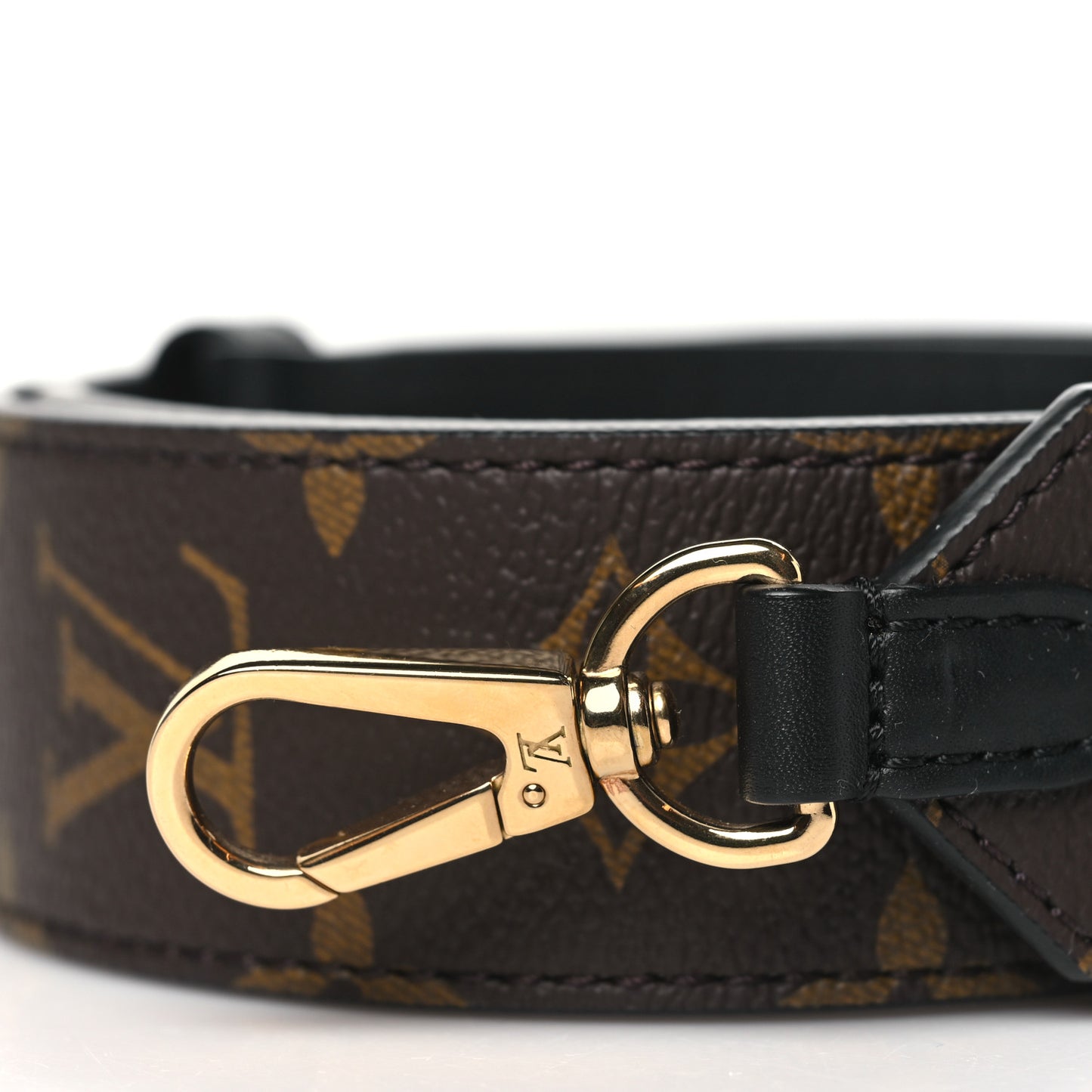 Monogram Adjustable Bandouliere Shoulder Strap Black