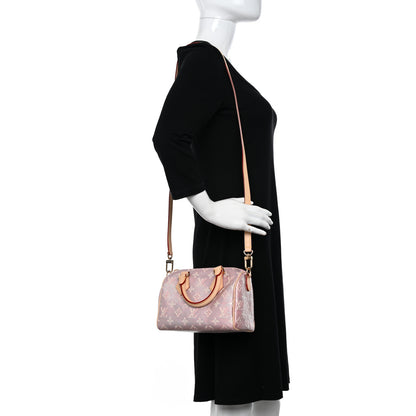 Louis Vuitton Monoglam Speedy Bandouliere 20 Rose 2 of 9