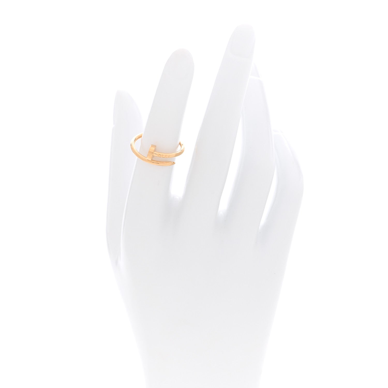 Cartier 18K Yellow Gold Small Juste Un Clou Ring 51 5.75 2 of 5