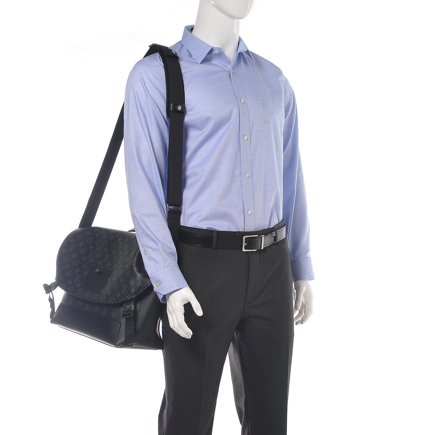Louis Vuitton Monogram Eclipse Voyager Messenger MM 2 of 11