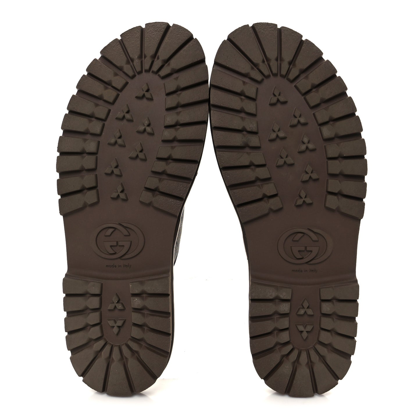 GG Supreme Monogram Miro Soft Calfskin Men's Horsebit Slippers 10 Beige Ebony New Acero