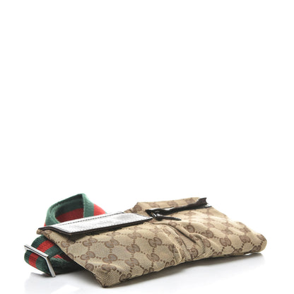 Gucci Monogram Web Belt Bag Dark Brown 4 of 14