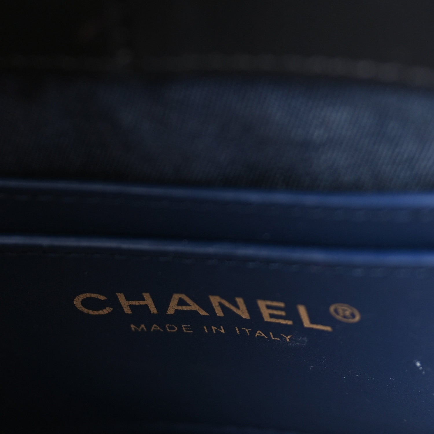 Chanel Lambskin Resin Elegant Chain Vanity Case Black 6 of 9