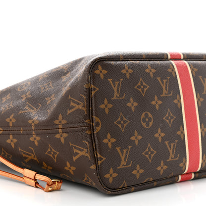 Louis Vuitton Monogram My LV Heritage Neverfull MM Fuchsia White 8 of 10