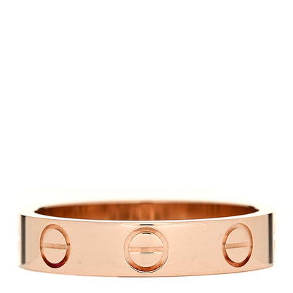 Cartier 18K Pink Gold 3.5mm LOVE Wedding Band Ring 47 4 3 of 5