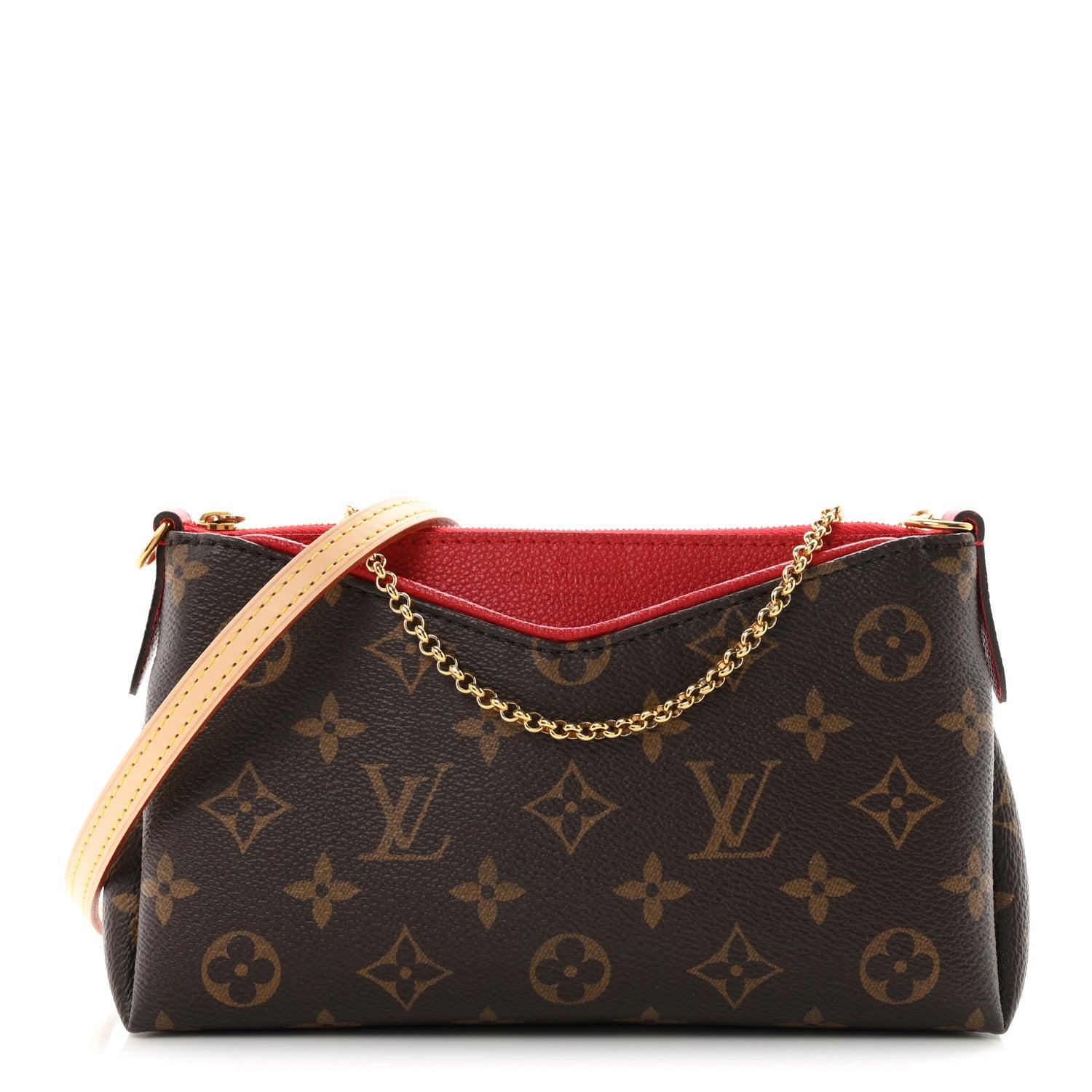 Louis Vuitton Monogram Pallas Clutch Cherry 1 of 11