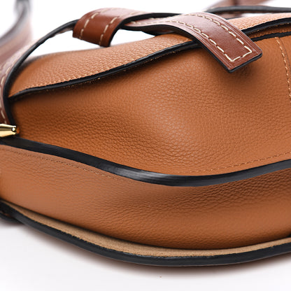 Loewe Grained Calfskin Small Gate Crossbody Bag Caramel Pecan 6 of 10