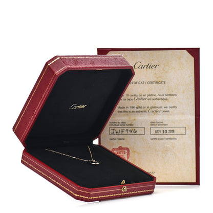 Cartier 18K Pink Gold Diamond Black Onyx XS Amulette de Cartier Pendant Necklace 5 of 5
