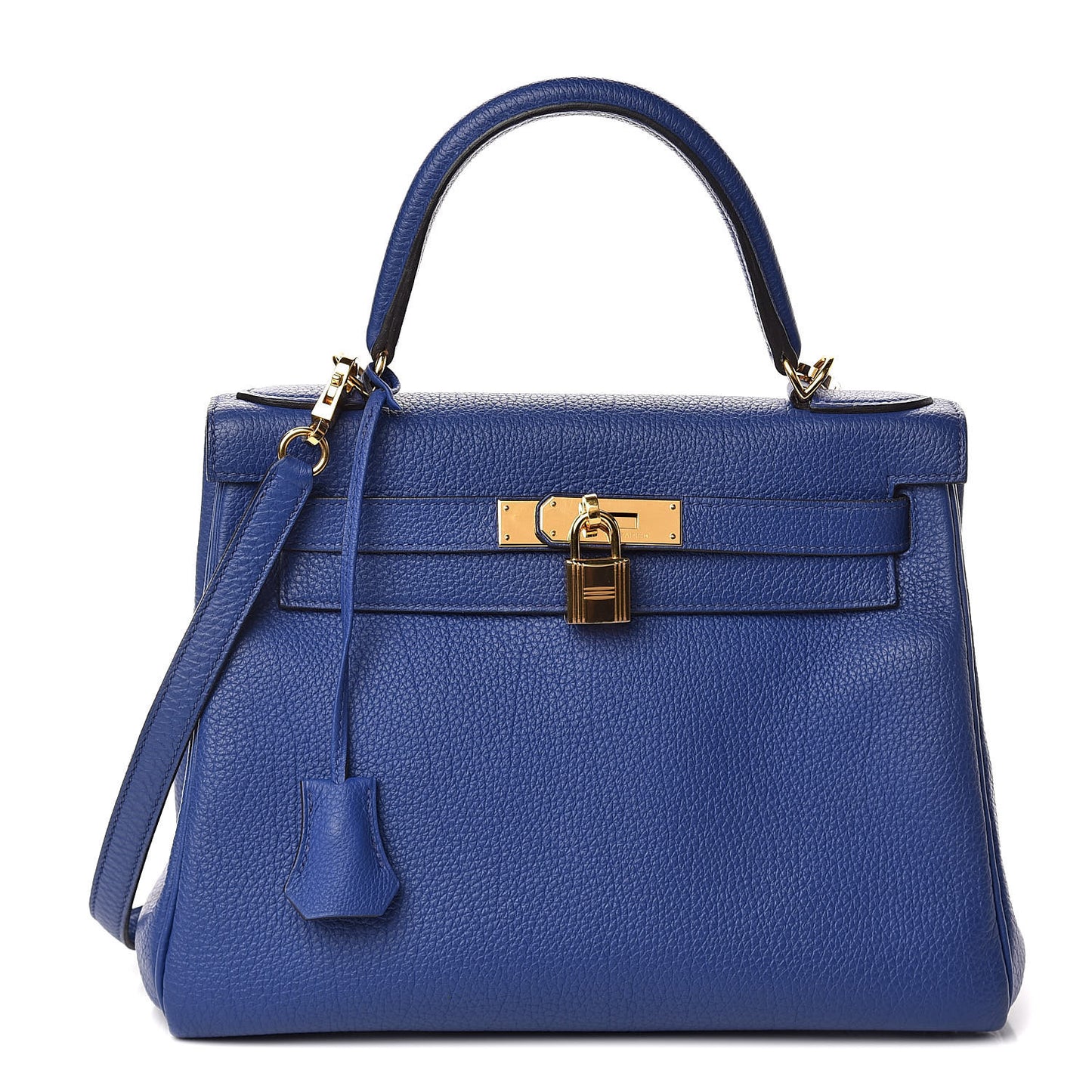 Togo Kelly Retourne 28 Bleu Electrique