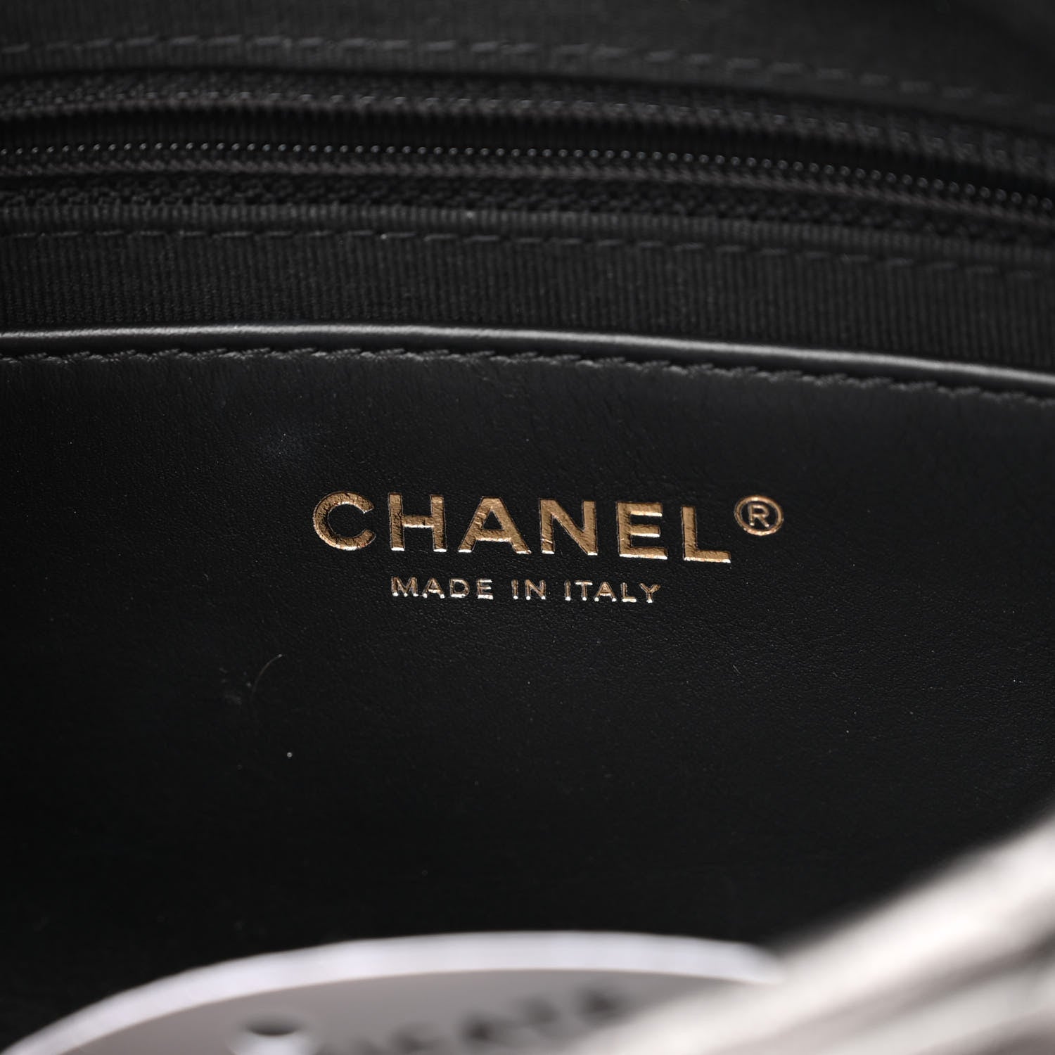 Chanel Metallic Calfskin Pearl Quilted CC Mini Camera Case Ruthenium 6 of 12