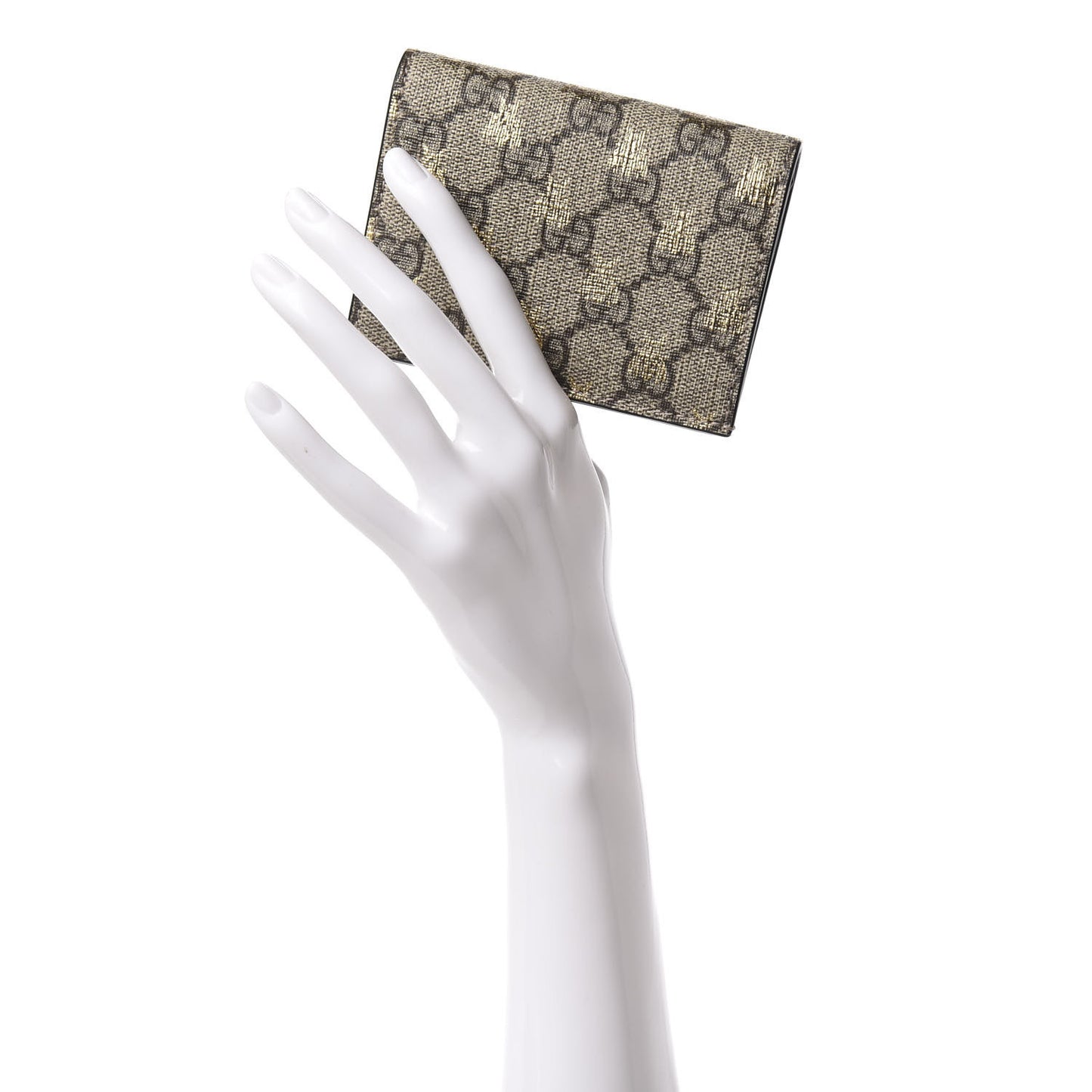 GG Supreme Monogram Bee Print Card Case