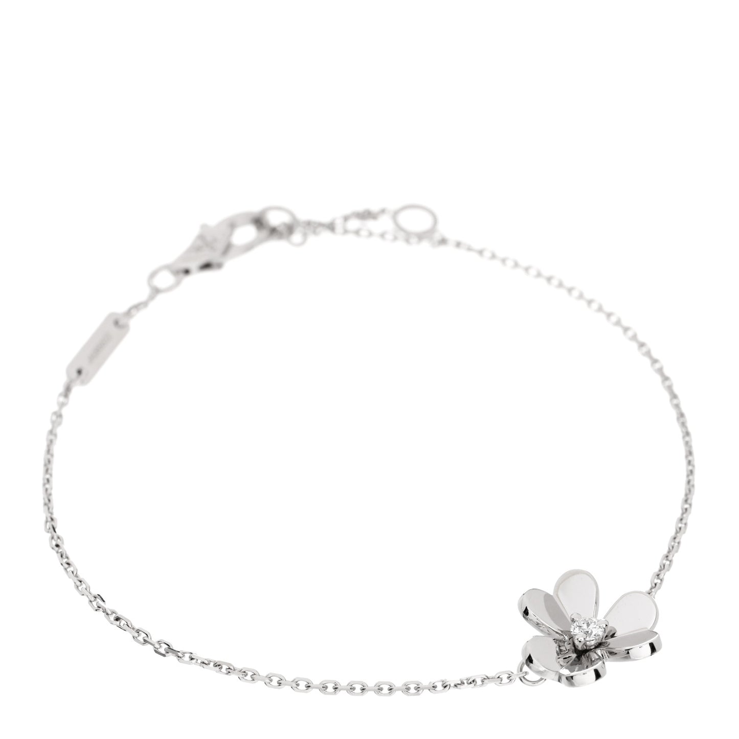 18K White Gold Diamond Mini Frivole Bracelet