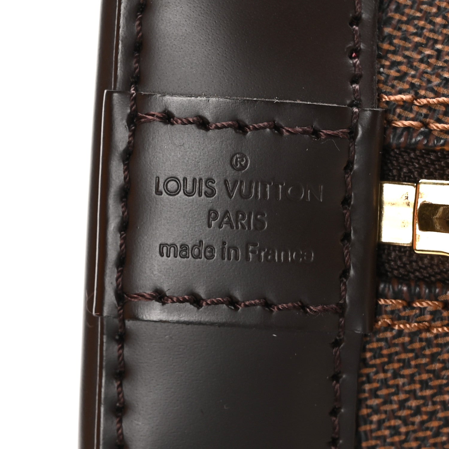 Louis Vuitton Damier Ebene Alma BB 6 of 10