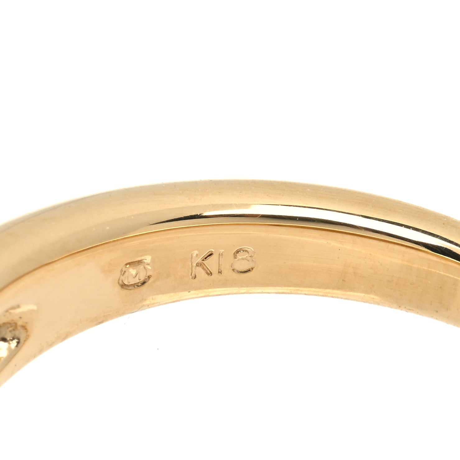 Mikimoto 18K Yellow Gold Pearl 7.5mm Ring 48 4.5 4 of 4