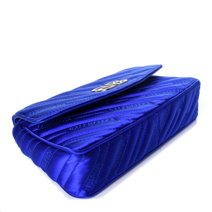 Balenciaga Satin Jacquard Logo Matelasse BB Chain Wallet Electric Bleu 4 of 8