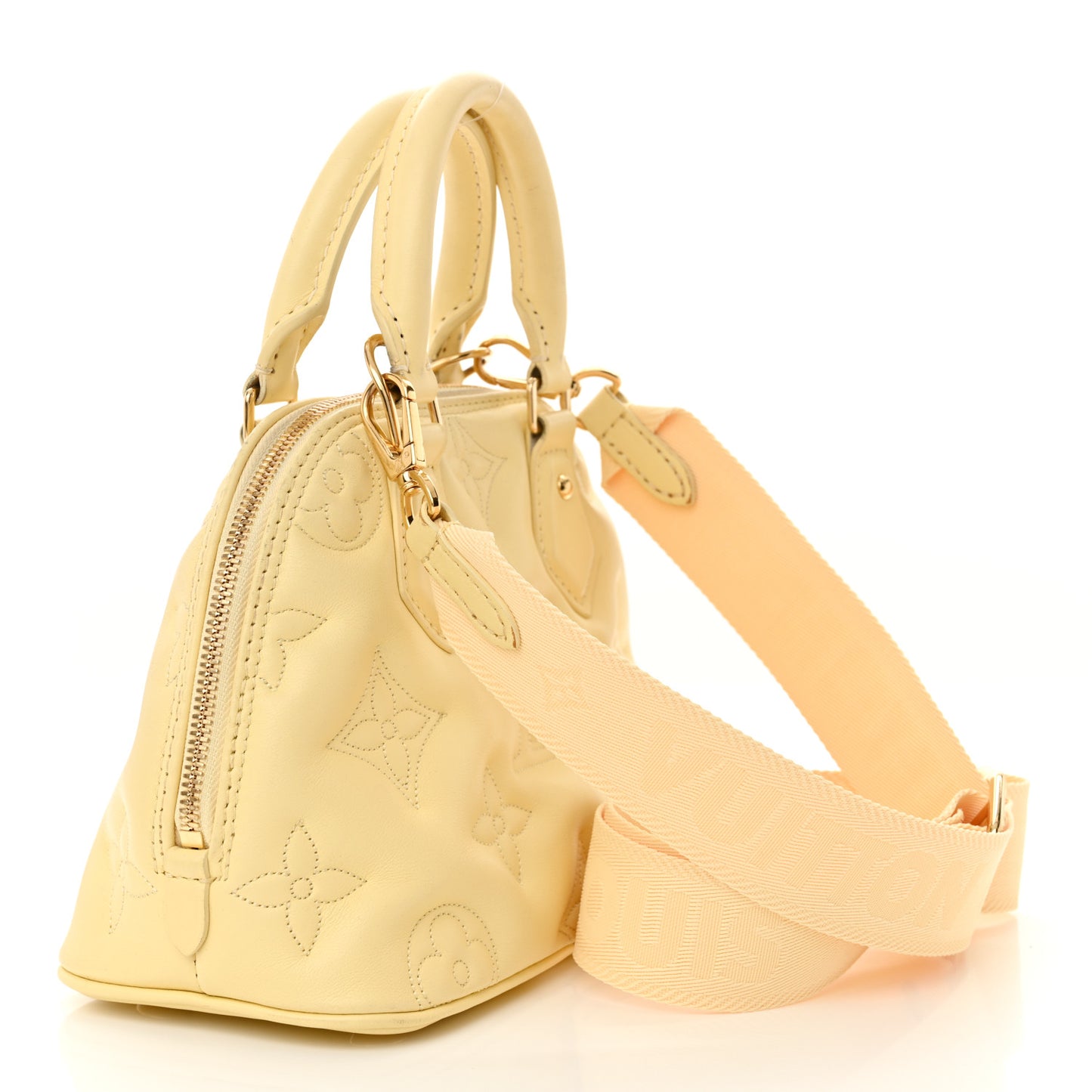 Calfskin Bubblegram Alma BB Banana