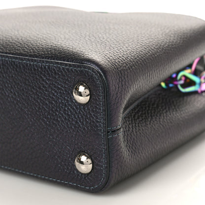 Louis Vuitton Taurillon Capucines BB Scarabeo Iridescent Black 8 of 8