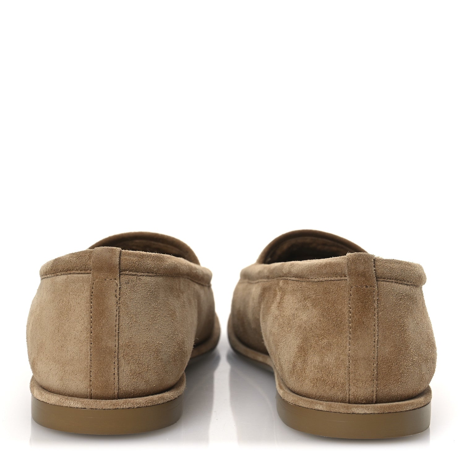 Chanel Suede Calfskin CC Loafers 41 Dark Beige 6 of 12