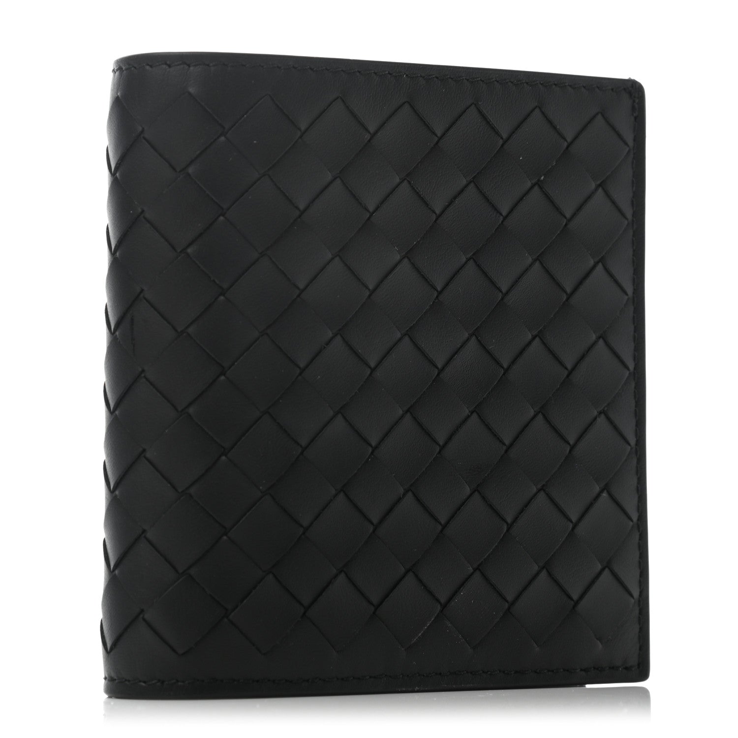 Bottega Veneta Nappa Intrecciato Bi-Fold Card Holder Black 3 of 9
