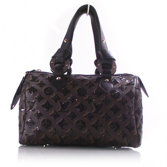 Monogram Sequins Eclipse Speedy 28 Black