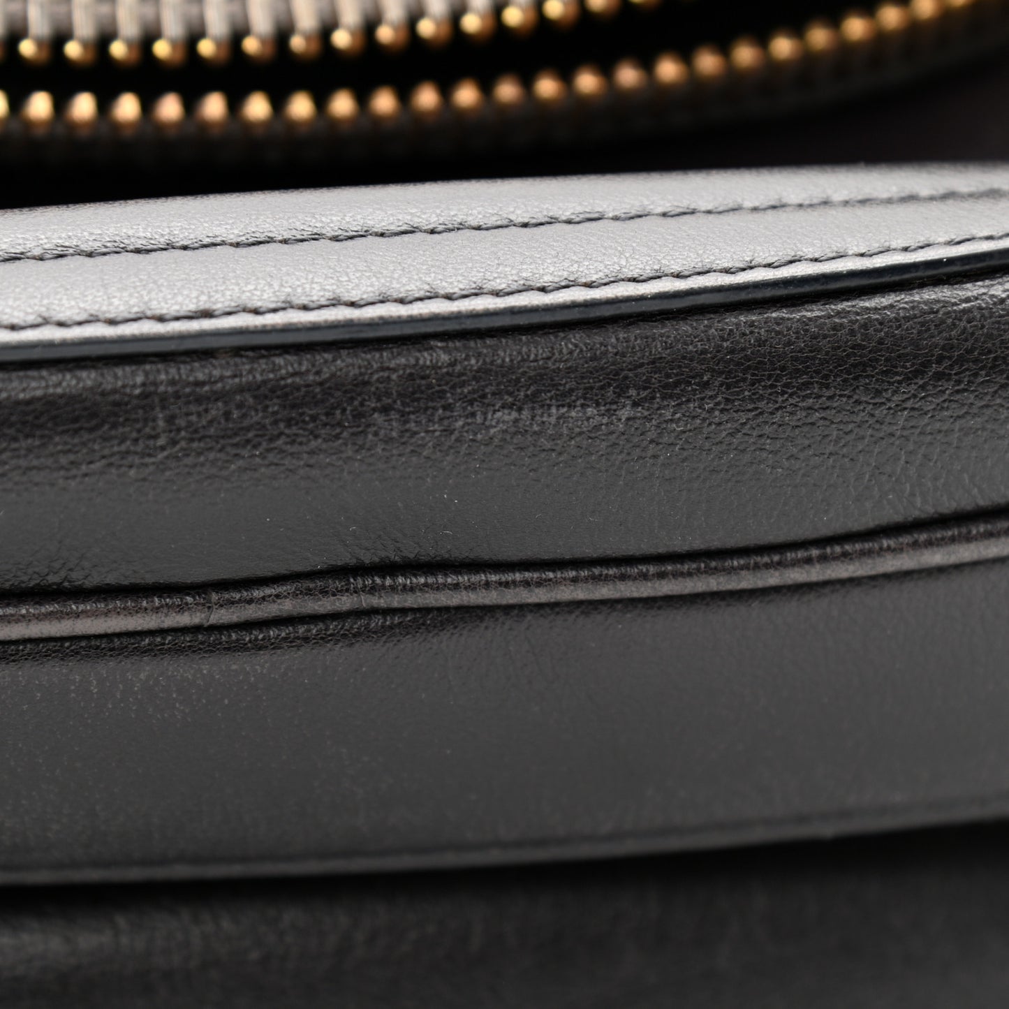 Grained Calfskin Medium Shaded Jennifer Crossbody Bag Brown